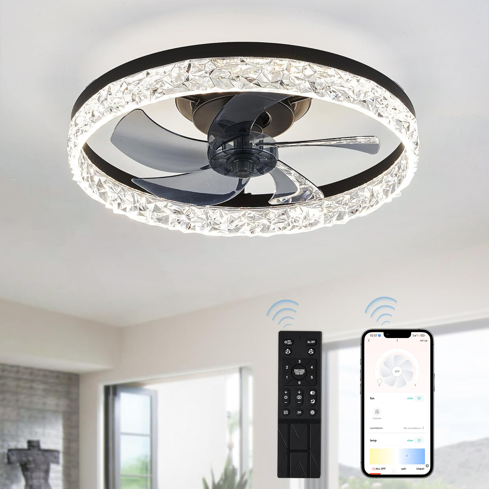 Modern LED Ceiling Fan Lmap Re - Smart Home Interior 리뷰 및 가격