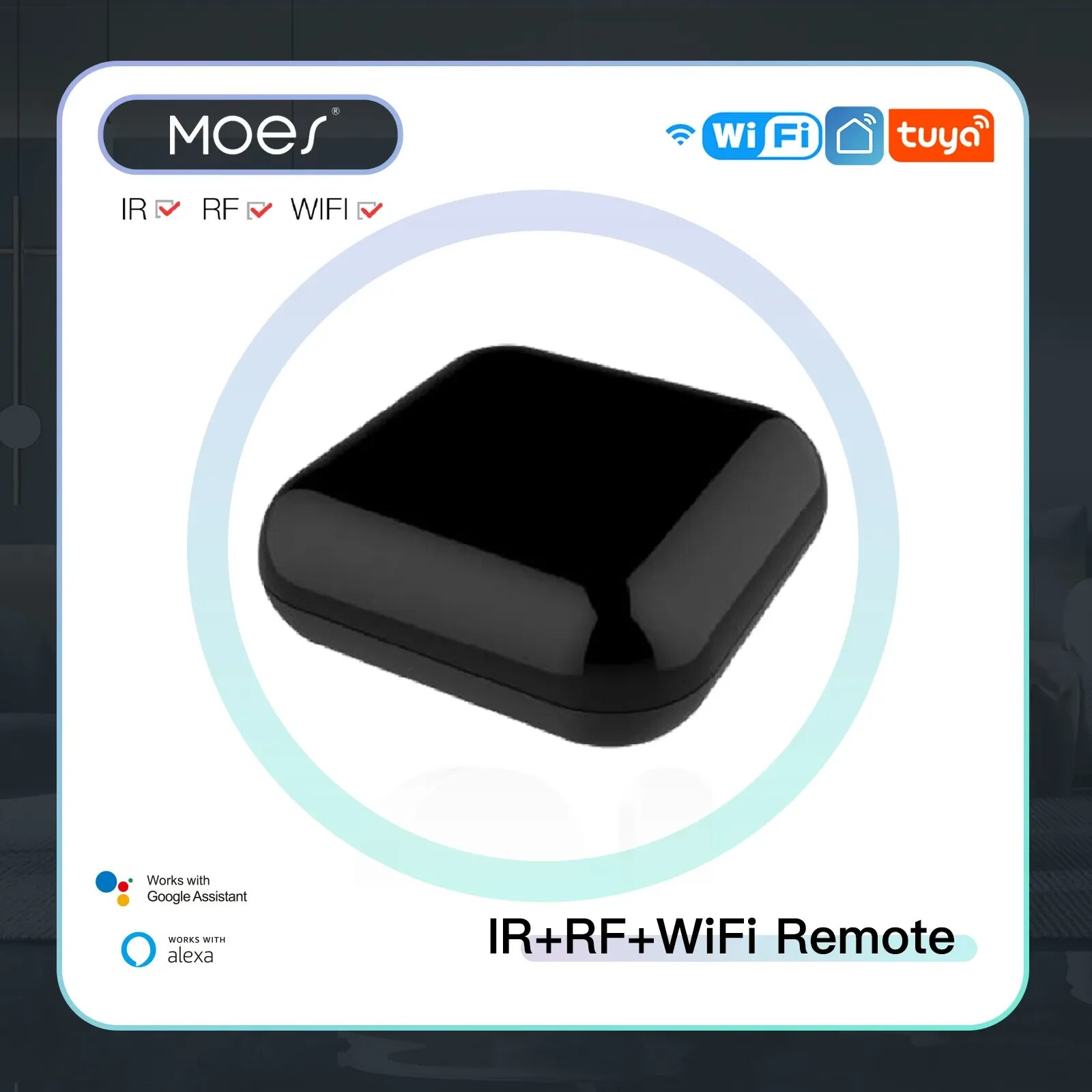 MOES Tuya WiFi IR RF Remote fo - Smart Home Sistem 리뷰 및 가격