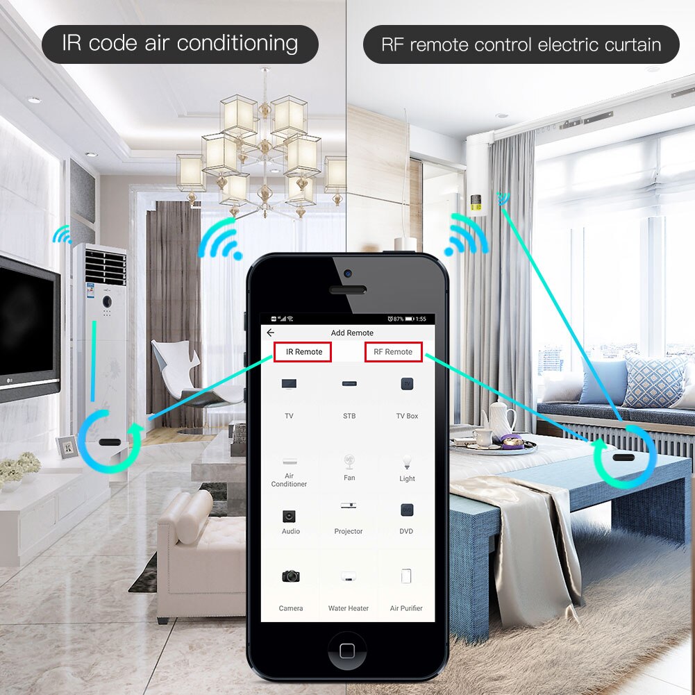 MOES Tuya WiFi IR RF Remote fo - Smart Home Sistem 리뷰 및 가격