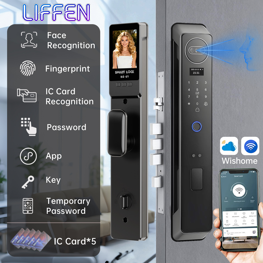 Wishome APP  Smart Lock 3D Fac - Wifi Doorbell Camera 리뷰 및 가격