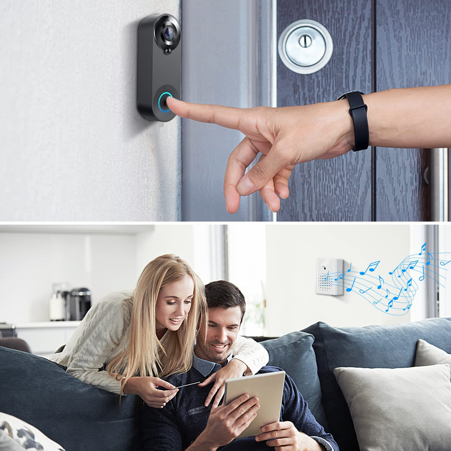 5G 2.4G WiFi Video Doorbell 10 - Smart Home Battery Camera 리뷰 및 가격