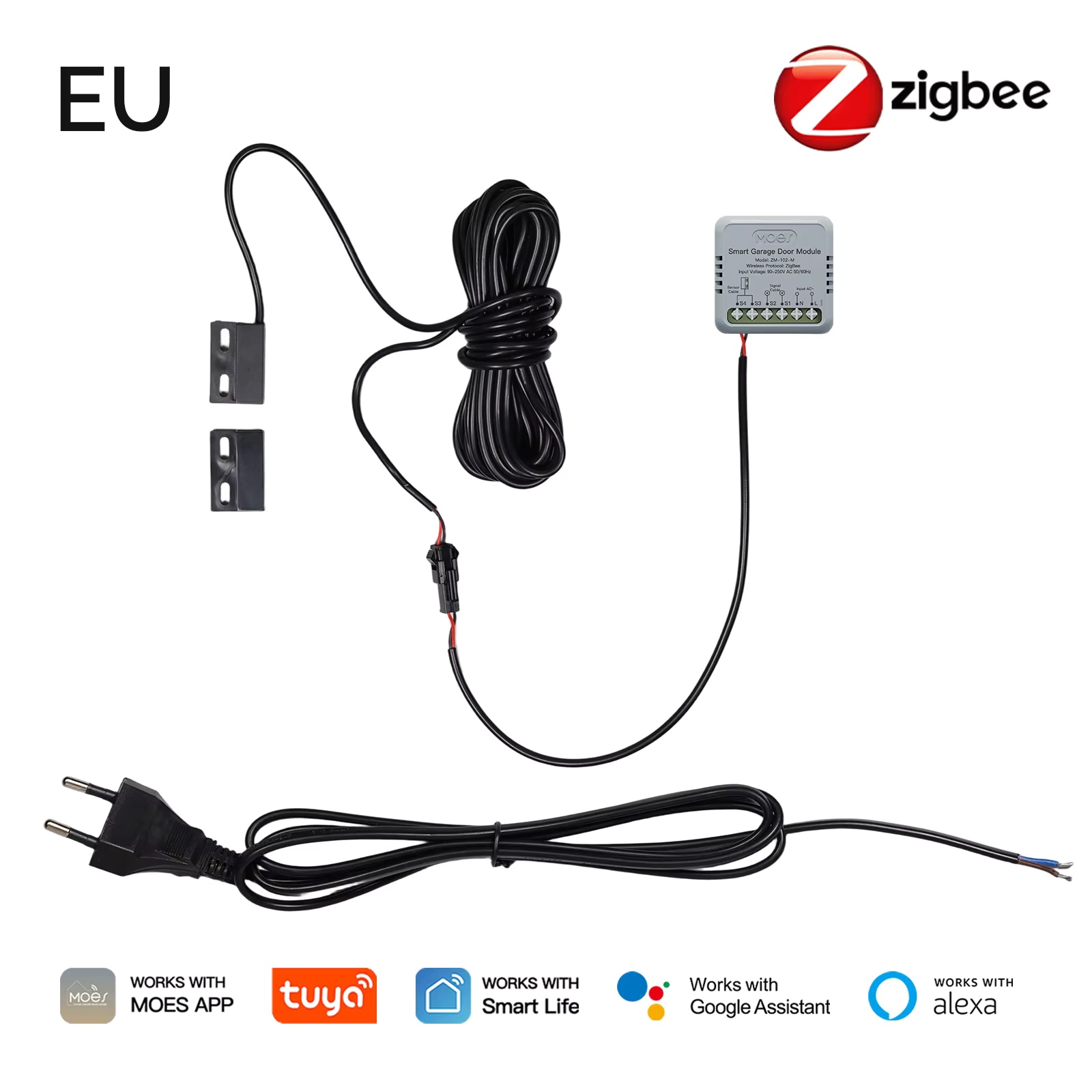 MOES Zigbee Garage Door Contro - Smart Home Moes 리뷰 및 가격