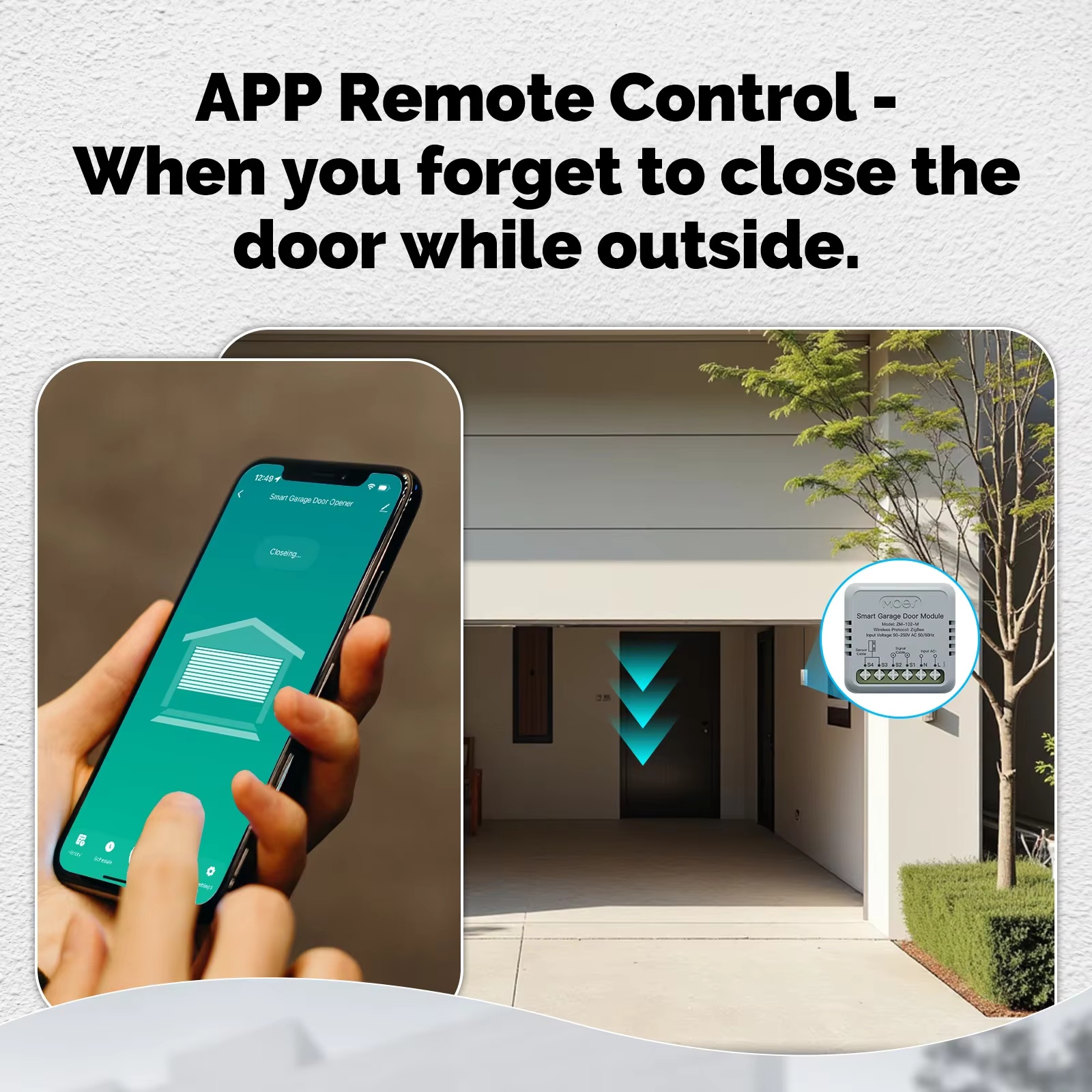 MOES Zigbee Garage Door Contro - Smart Home Moes 리뷰 및 가격