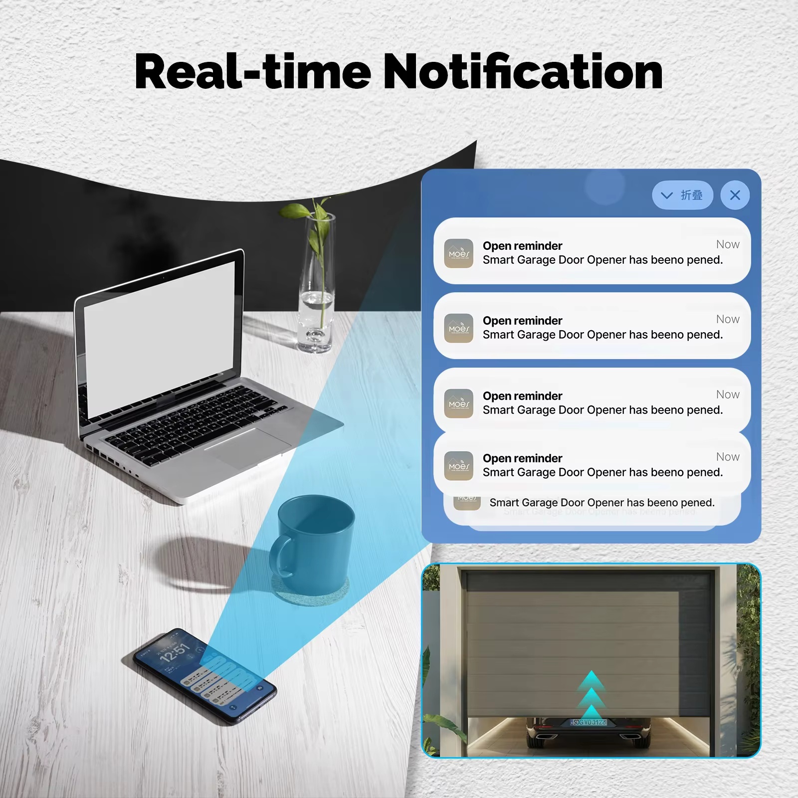 MOES Zigbee Garage Door Contro - Smart Home Moes 리뷰 및 가격