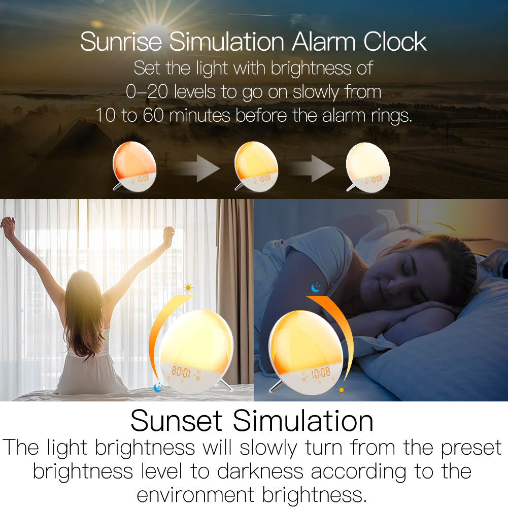 WiFi Wake Up Smart Light Alarm - Smart Home Simulation 리뷰 및 가격