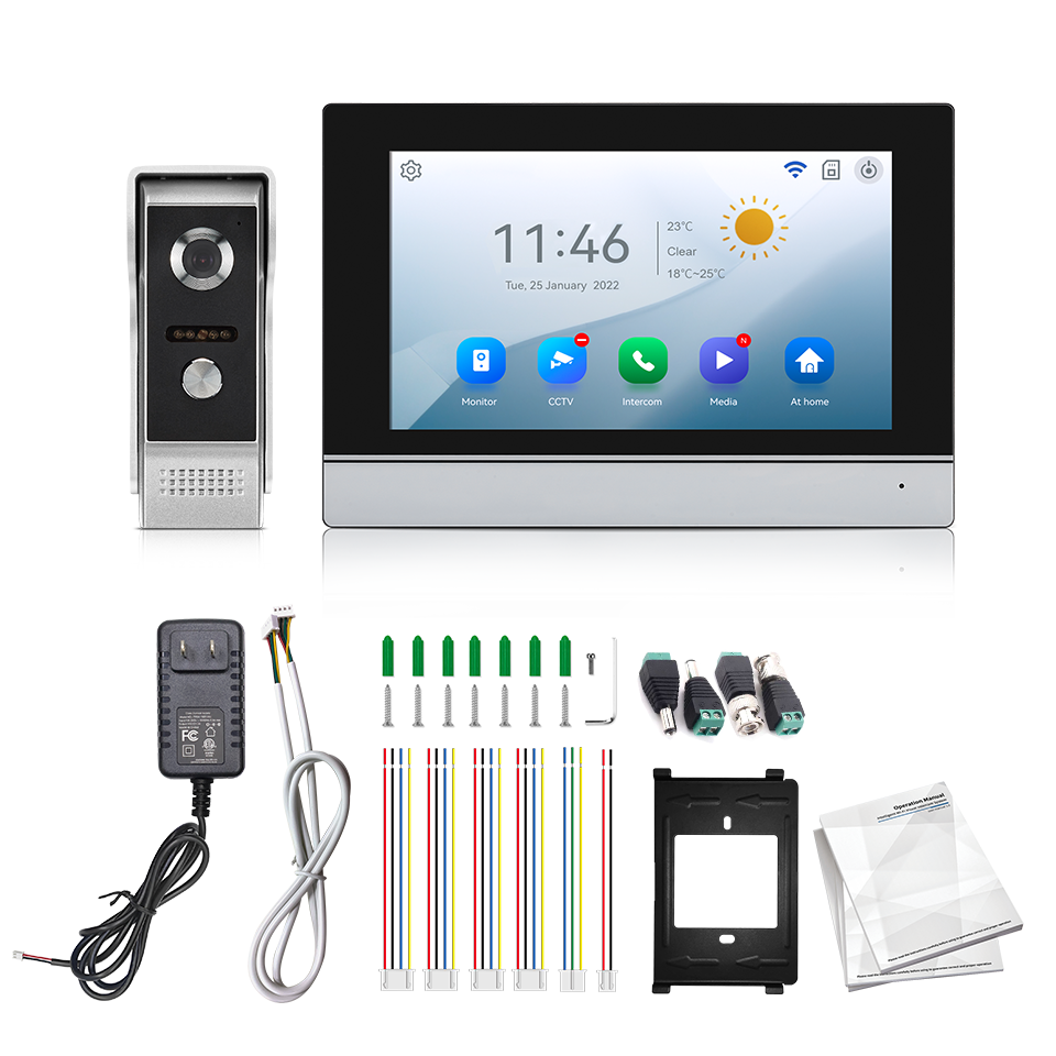 7Inch IPS Screen 2MP  Tuya Rem - Wifi Doorbell Camera 리뷰 및 가격
