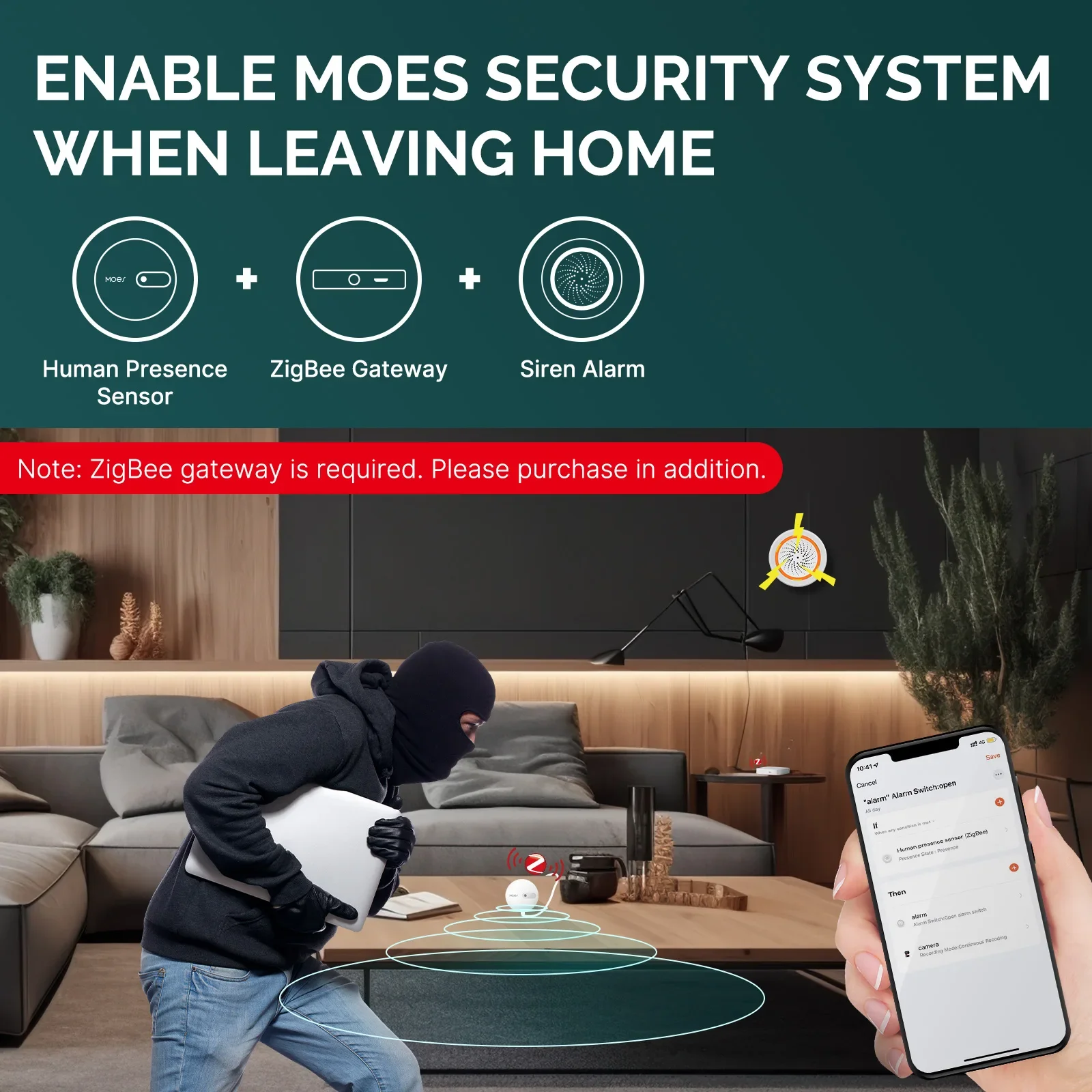 MOES ZigBee Human Presence Sen - Smart Home Moes 리뷰 및 가격