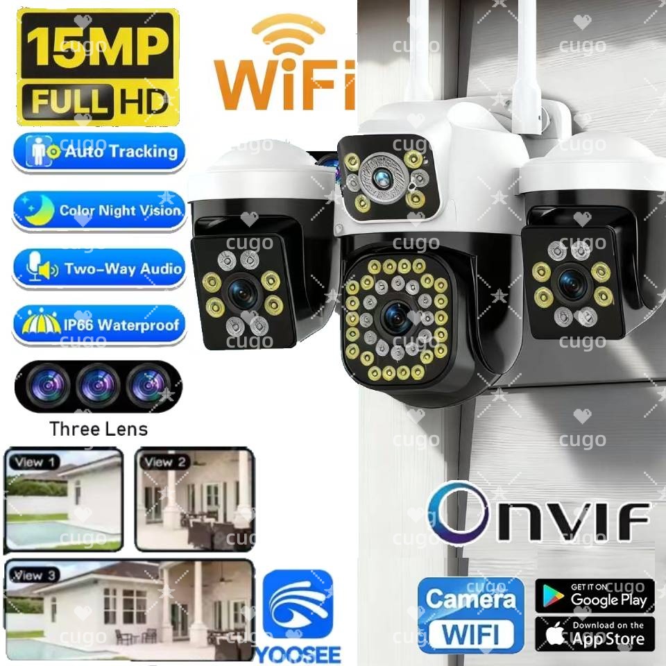 15MP WIFI IP Camera 3 Lens 3 S - Smart Home Kamera Outdoor 리뷰 및 가격
