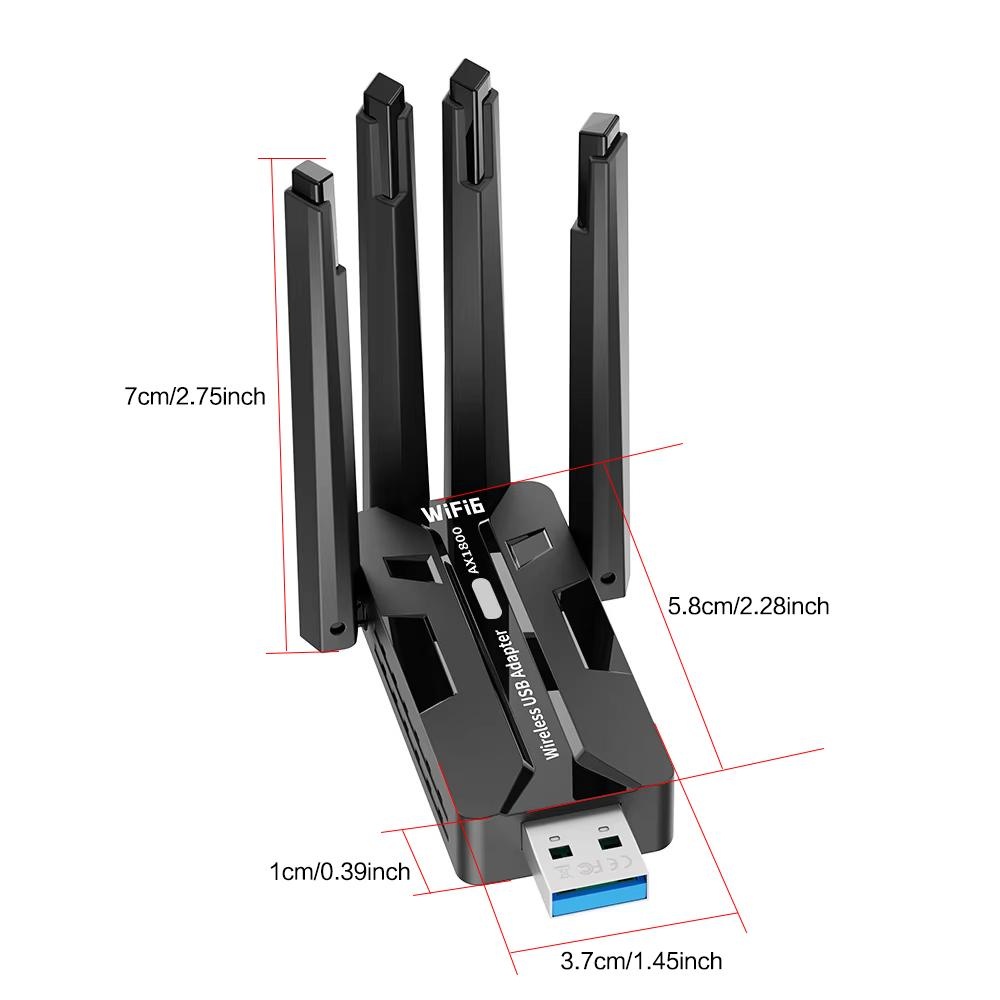 WiFi 6 USB Adapter 1800Mbps Du - Smart Home For Pc 리뷰 및 가격