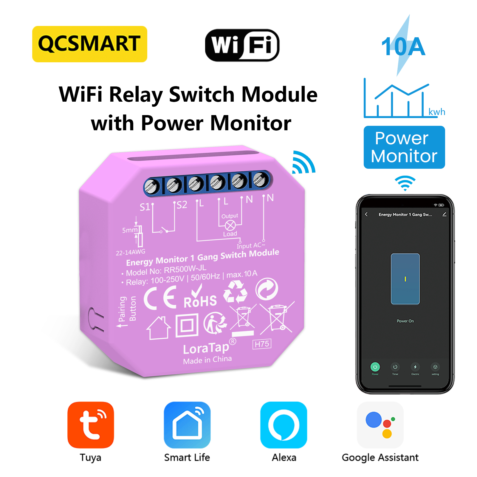 QCSMART Wireless Power Energy  - Smart Home Energy App 리뷰 및 가격