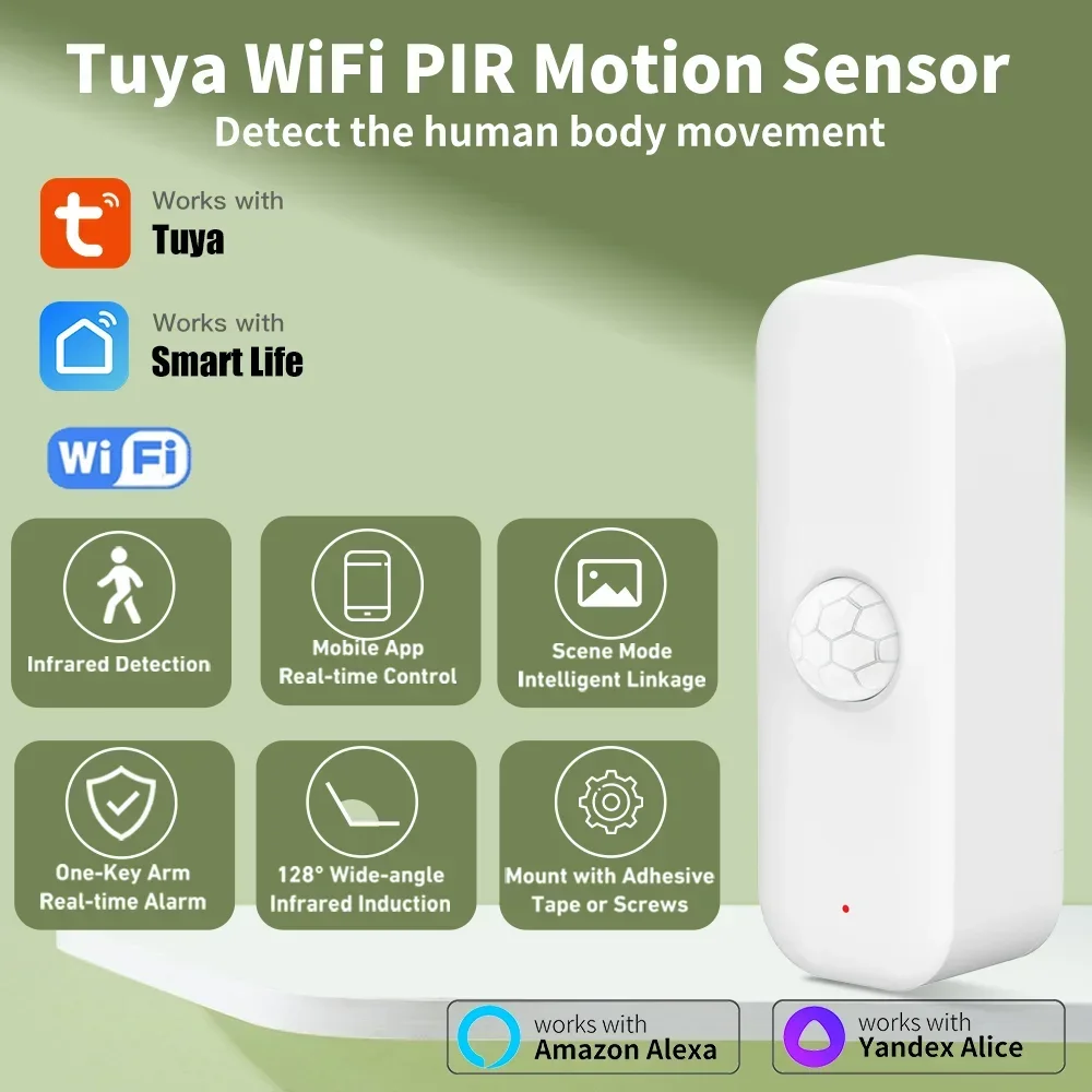 Tuya WiFI Motion Sensor PIR Sm - Smart Home Sistem 리뷰 및 가격
