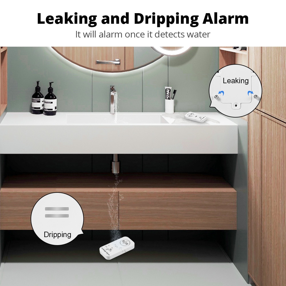 KERUI Wireless Water Sensor 90 - Wifi Water Leak Detector 리뷰 및 가격
