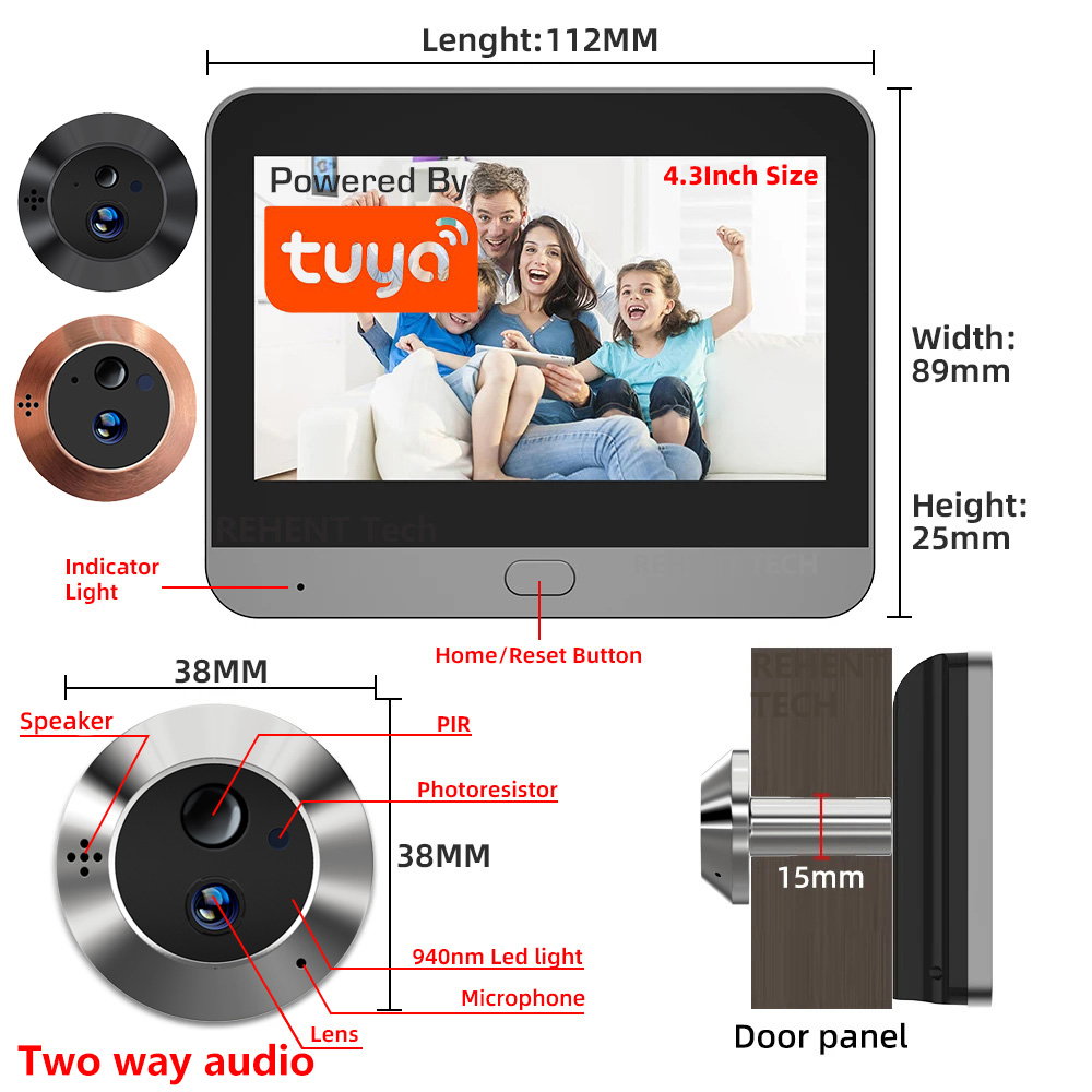 Mini Two Way Audio 3MP Tuya Sm - Smart Home Battery Camera 리뷰 및 가격