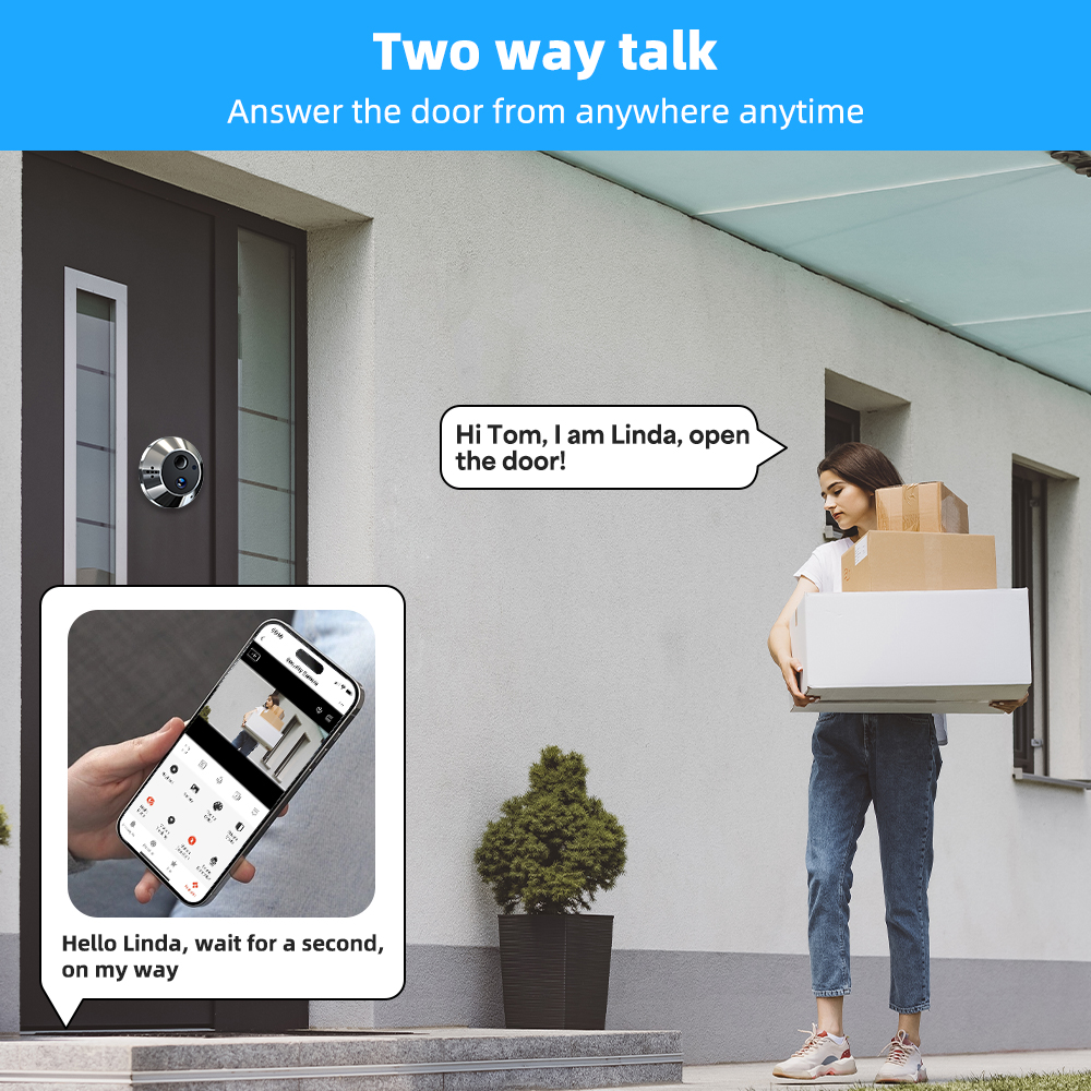 Mini Two Way Audio 3MP Tuya Sm - Smart Home Battery Camera 리뷰 및 가격