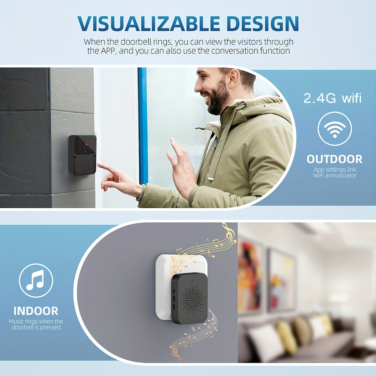 tuya Wireless smart video door - Smart Home Battery Camera 리뷰 및 가격